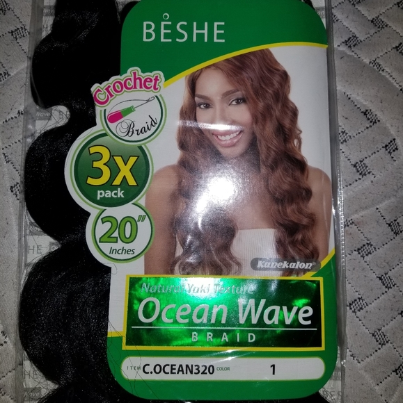 COPY - 5 for $20 NWT Womens Beshe 3 Pack 20" Ocean Wave Braid - Picture 2 of 2